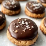 Keto Chocolate Covered Peanut Butter Cookies First Image First Image