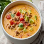 Creamy Keto Taco Soup with Ground Beef First Image First Image