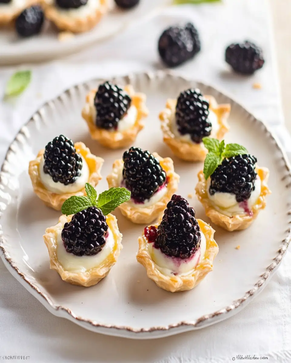 Blackberry Brie Bites Recipe First Image First Image