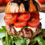 No-Bun Bruschetta Burgers First Image First Image