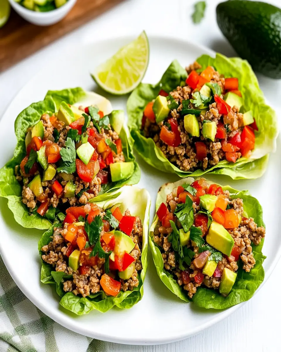 Turkey Taco Lettuce Wraps: Easy, Flavor-Packed Delight!