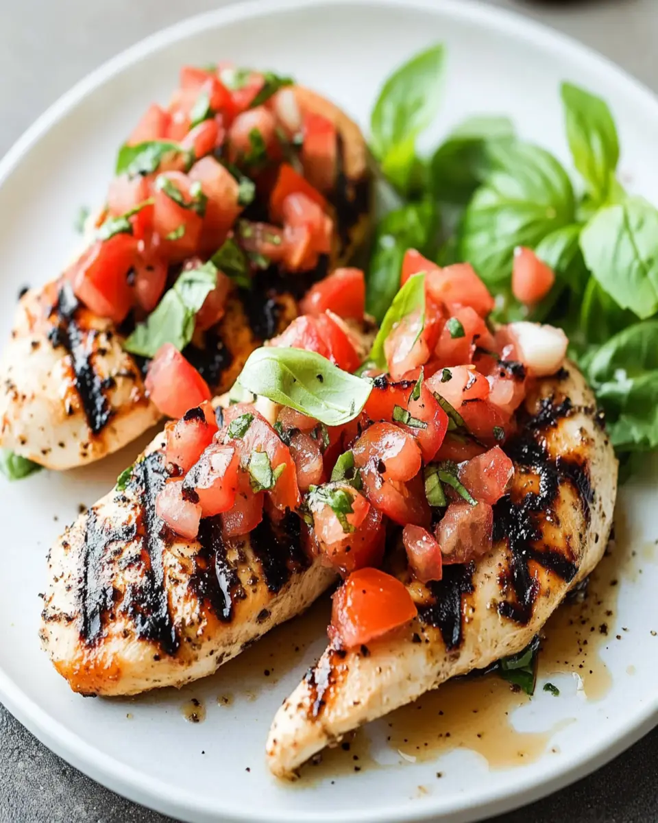 Bruschetta Grilled Chicken: Juicy Flavor That Dances on the Palate