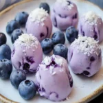 Keto Blueberry Cream Pie Fat Bombs First Image First Image
