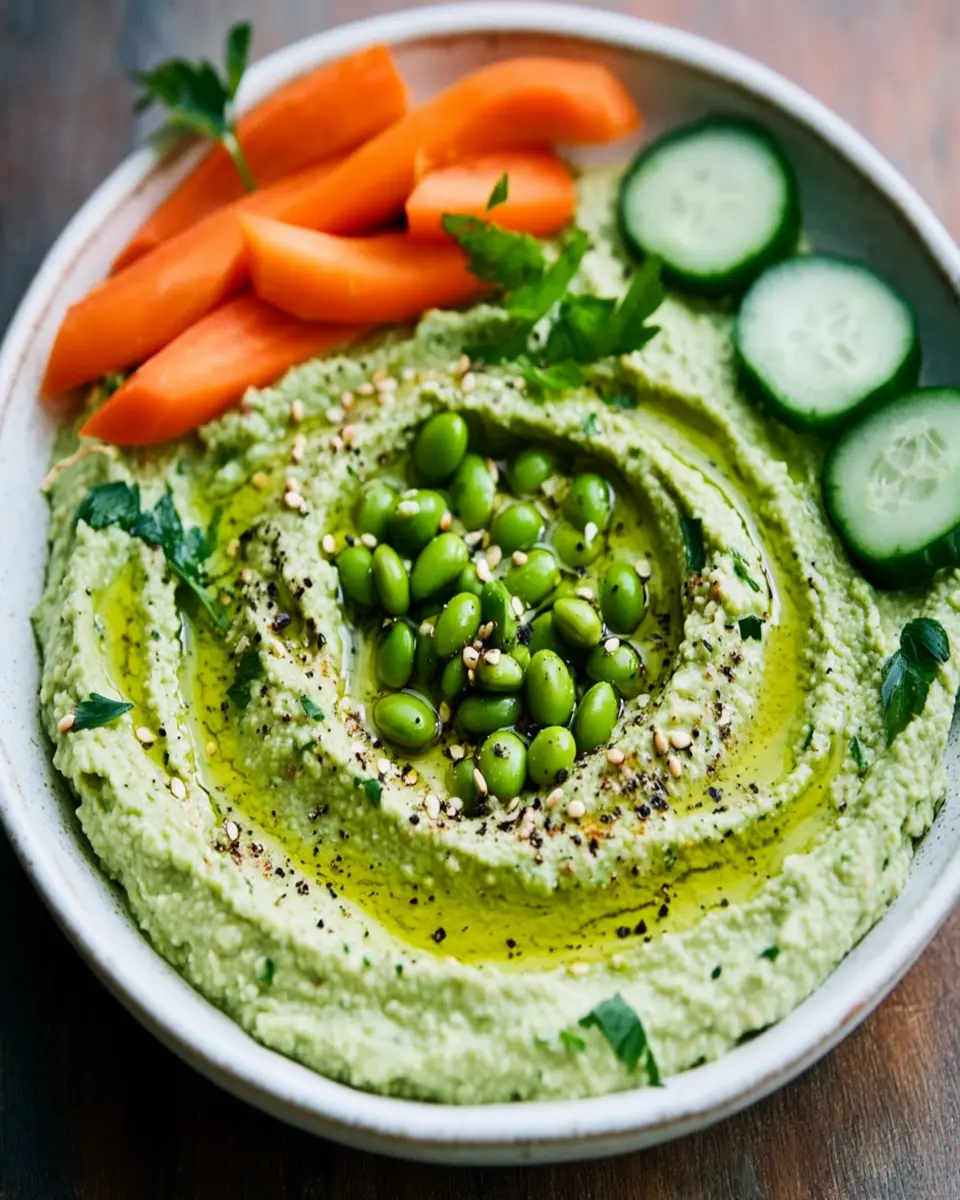 Edamame Hummus: The Best Creamy Twist on a Classic Dip