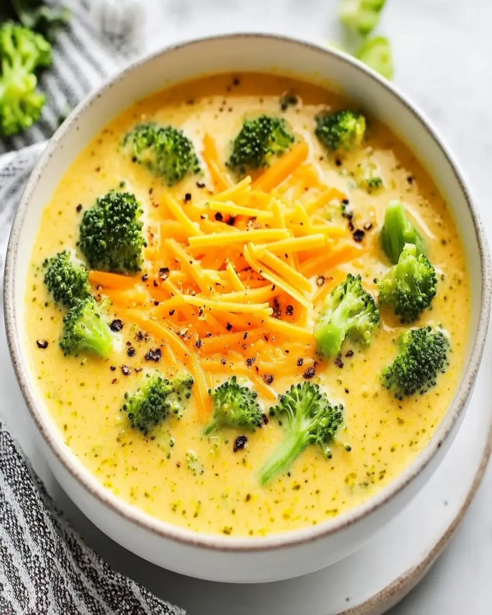 Keto Broccoli Cheddar Soup: Creamy Comfort You’ll Crave