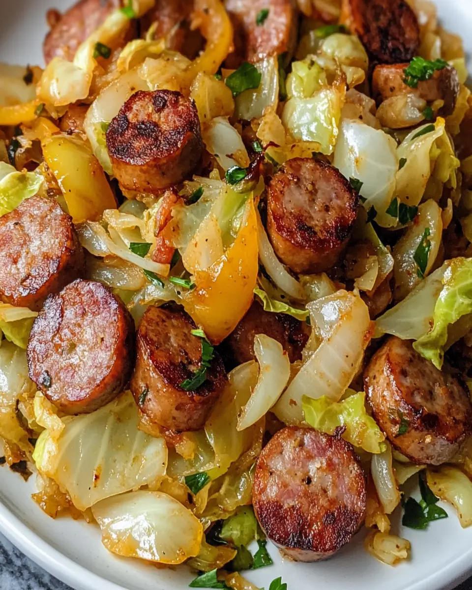 Keto Sausage and Cabbage Breakfast Hash That’s Ready in 20 Minutes