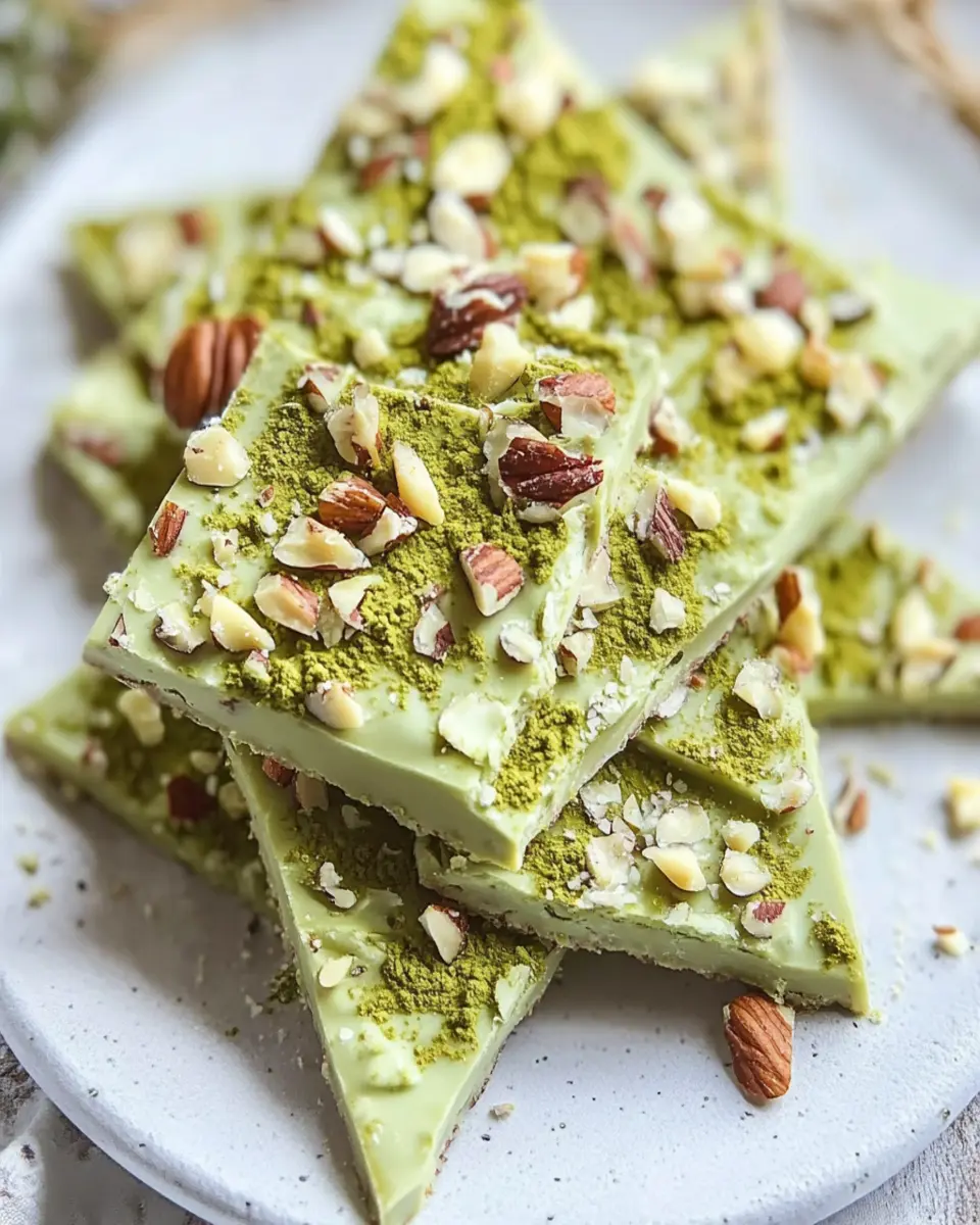 Keto White Chocolate Matcha Bark: Indulgent Guilt-Free Treats