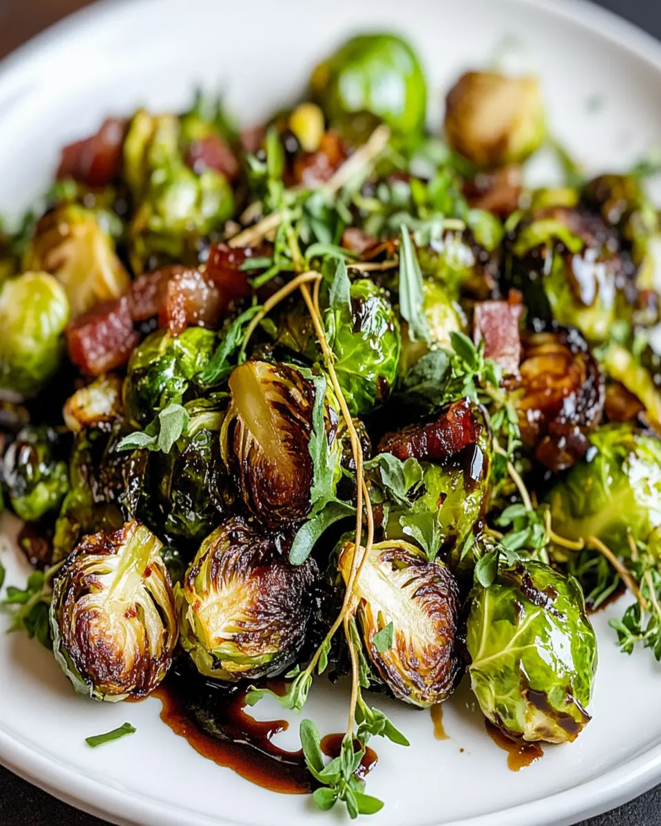 Roasted Brussels Sprouts with Pancetta: Irresistibly Savory Delight