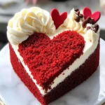 Keto Red Velvet Heart-Shaped Cake First Image First Image