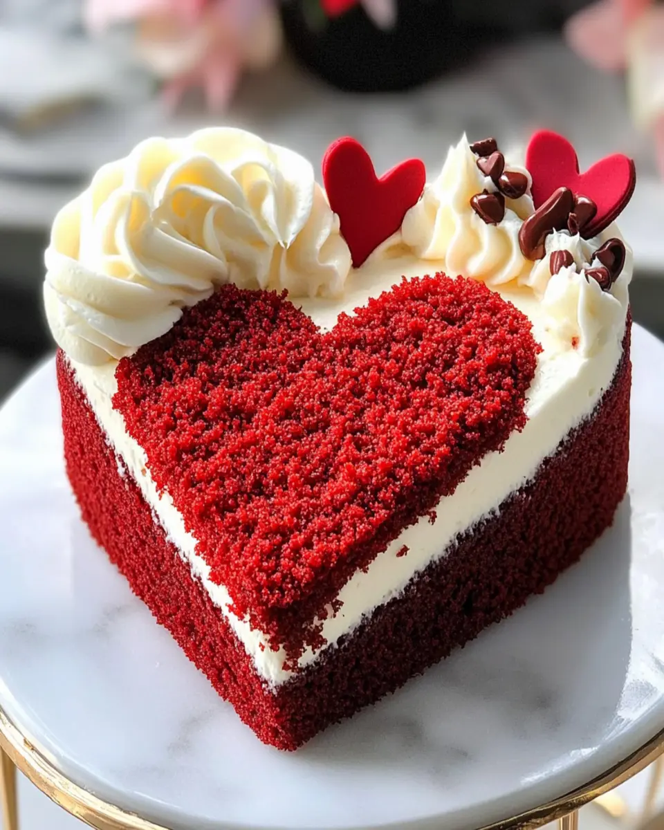 Keto Red Velvet Cake: Indulgent Heart-Shaped Delight for You