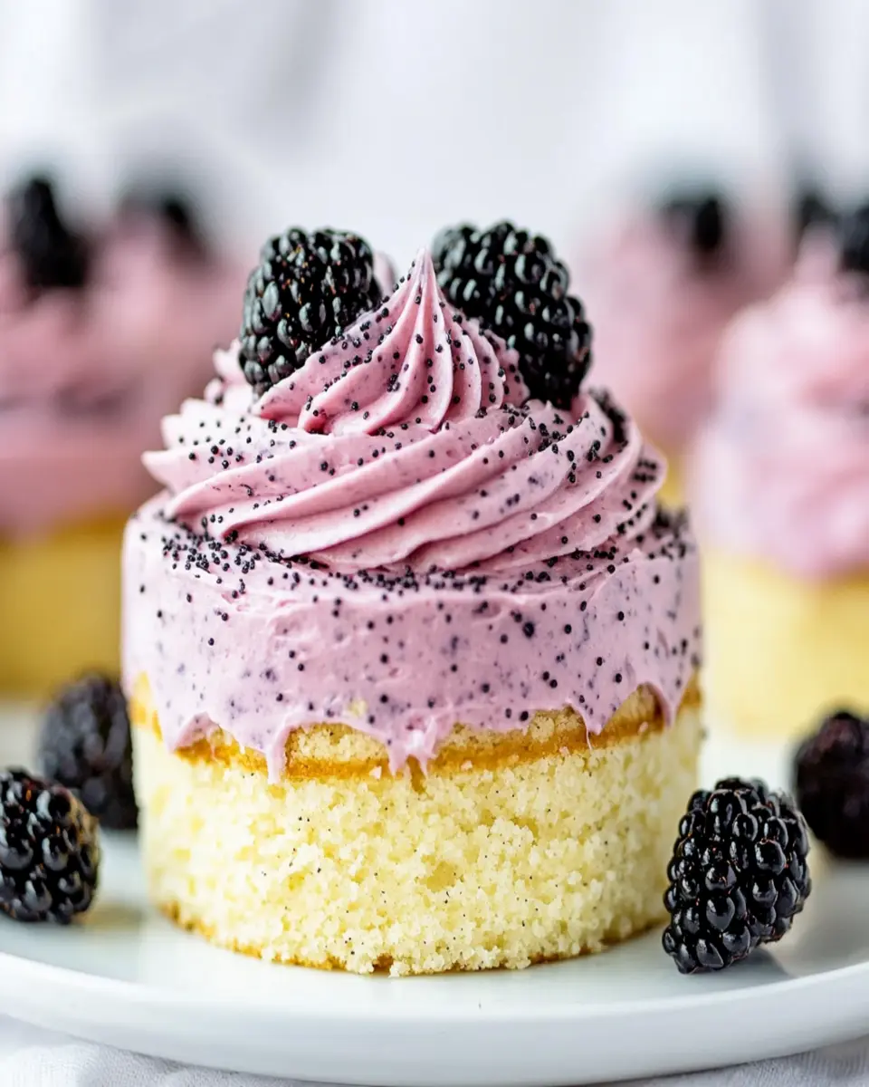 Keto Lemon Poppy Seed Cake: Irresistibly Sweet Blackberry Bliss
