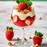 Champagne & Strawberry Keto Syllabub First Image First Image