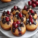 Keto Cherry Chocolate Chunk Donuts First Image First Image