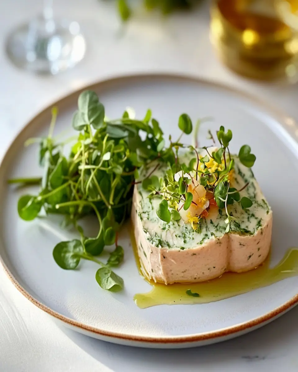Watercress and Smoked Trout Mousse: Irresistibly Creamy Delight