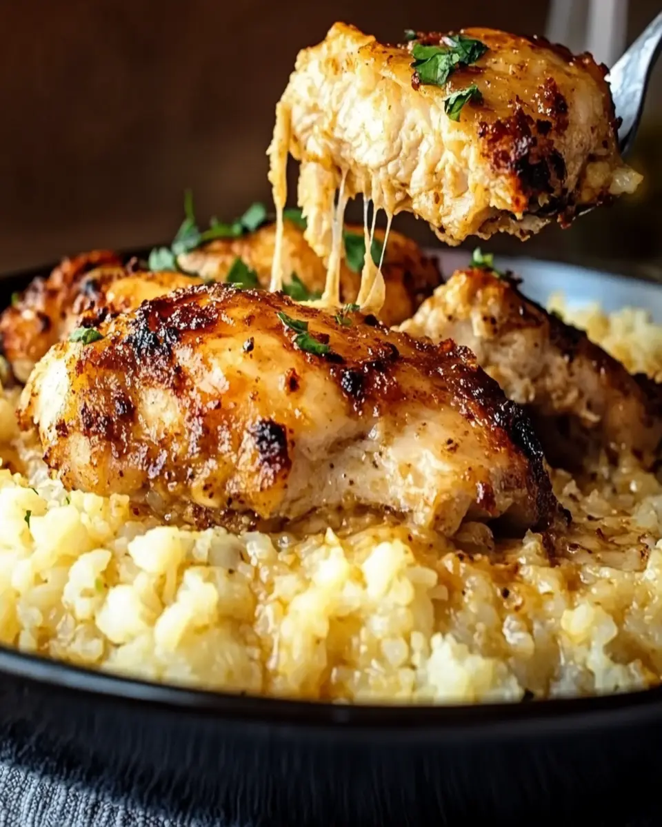 Macau-Style Baked Portuguese Chicken: Irresistibly Savory with Cauliflower Rice