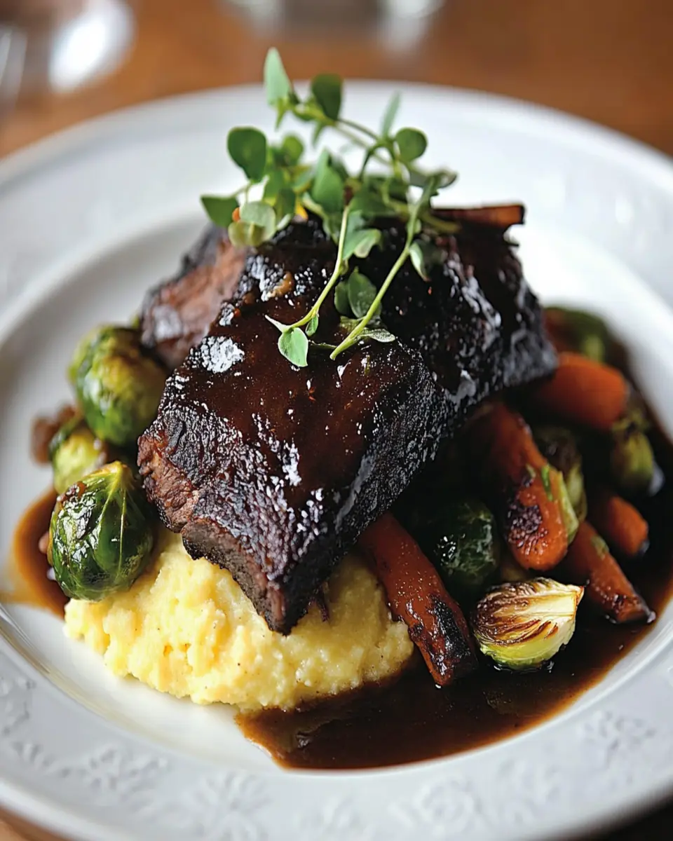 Braised Short Ribs with Coffee Rub: Indulge in Bold Flavors