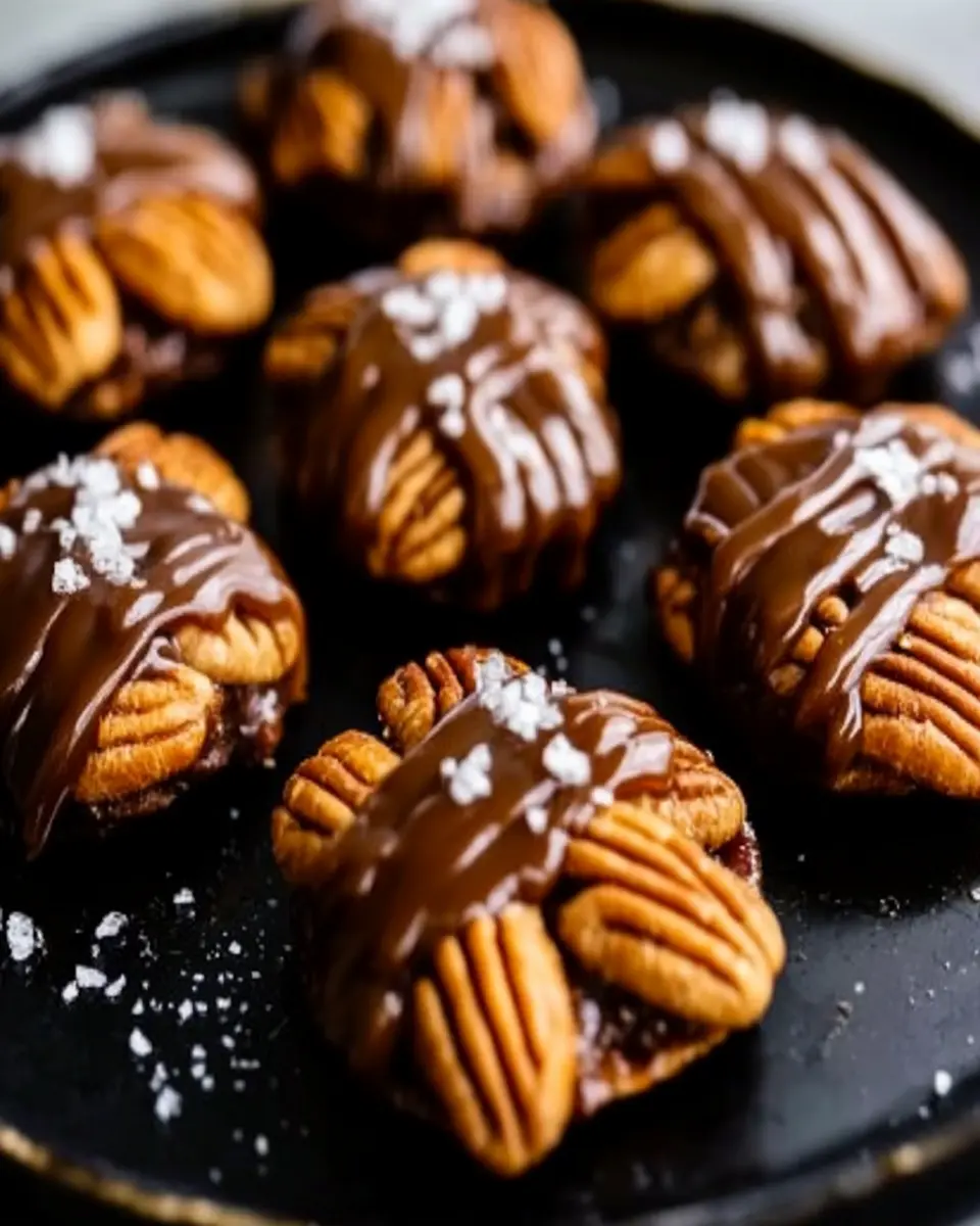 Salted Caramel Keto Pecan Turtles: Indulgent Guilt-Free Treats