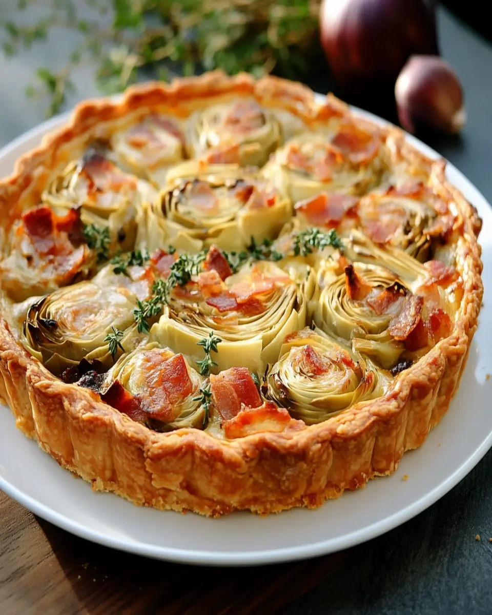 Artichoke and Pancetta Tart: An Indulgent Homemade Delight