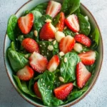 Cilantro Lime Strawberry Spinach Salad First Image First Image