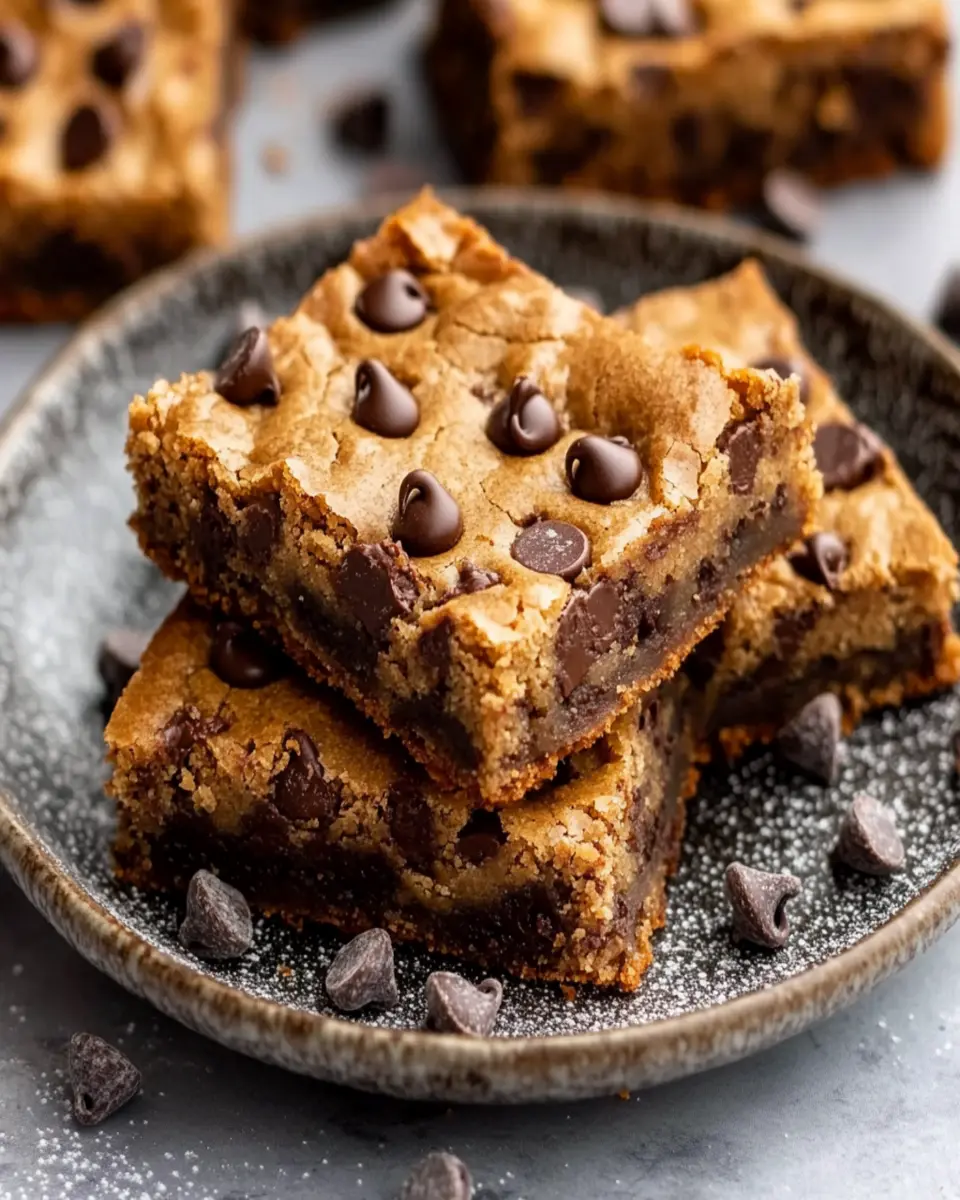 Easy Chocolate Chip Cookie Bars: Irresistibly Chewy Delight!