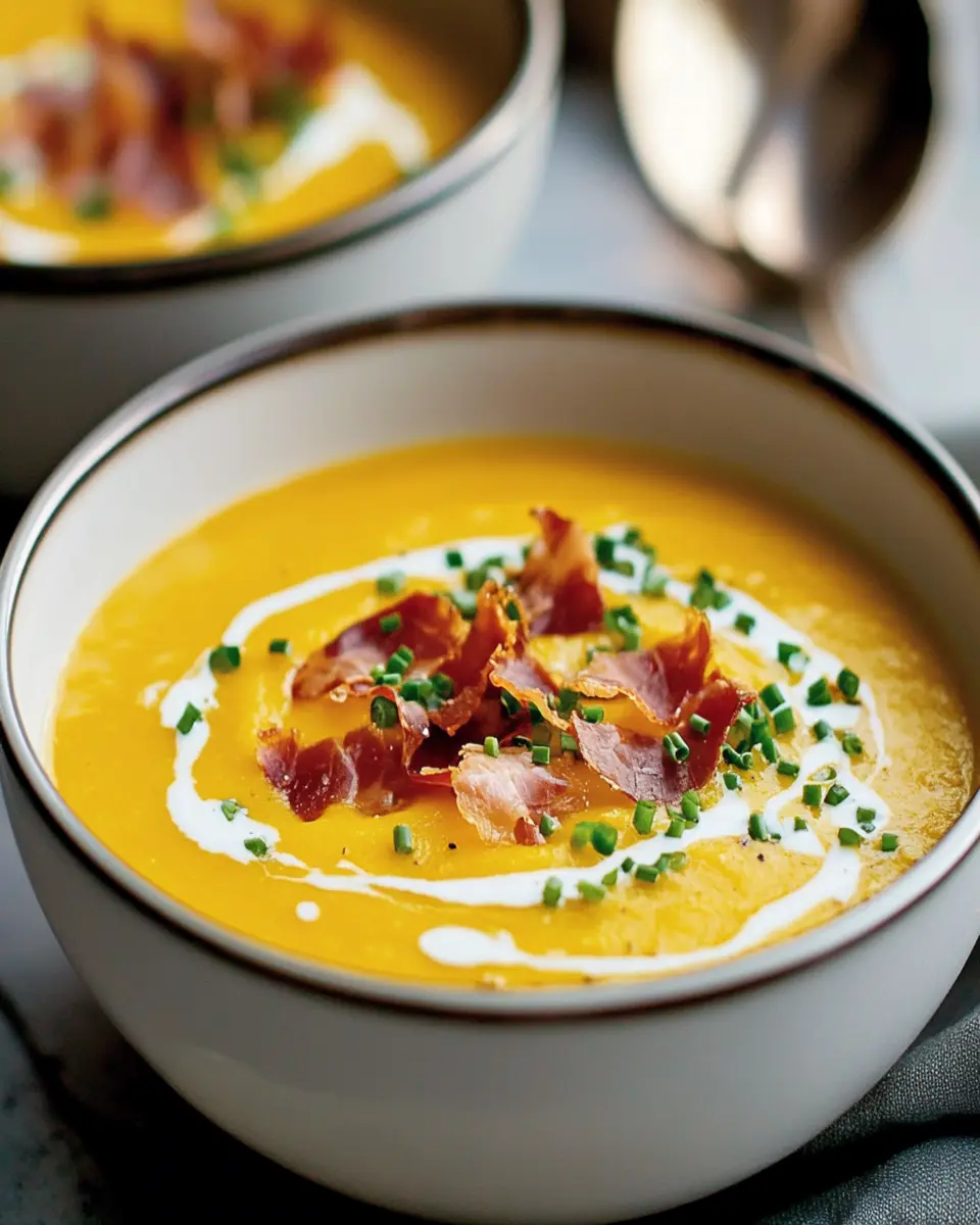 Butternut Squash Soup with Crispy Prosciutto: Irresistibly Cozy