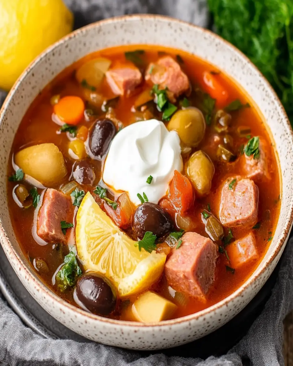 Russian Solyanka Soup: The Bold, Comforting Classic You Need