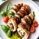 Goat Cheese & Basil Stuffed Chicken Ballantine First Image First Image