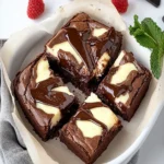 Keto Cheesecake Stuffed Brownies First Image First Image