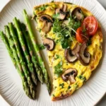 Asparagus and Morel Mushroom Frittata First Image First Image