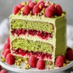 Heavenly Keto Pistachio Raspberry Cake First Image First Image