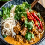 Malaysian Rendang with Shirataki Noodles First Image First Image