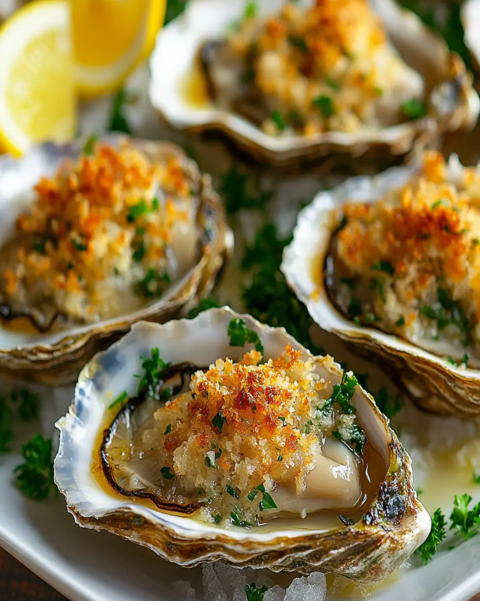 Oysters Rockefeller Gratin: Indulgent Comfort Food Delight