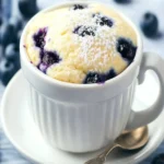 Keto Blueberry Muffin Mug Cake First Image First Image