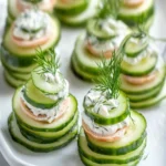 Keto Cucumber Sandwiches First Image First Image