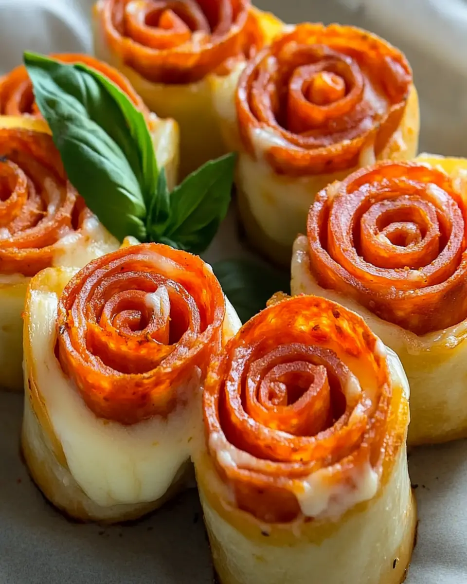 Keto Pepperoni Pizza Roses Recipe: Irresistibly Cheesy Delights