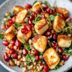 Halloumi Pomegranate Grain Salad First Image First Image