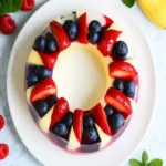 Low Carb Berry & Vanilla Jello Ring First Image First Image
