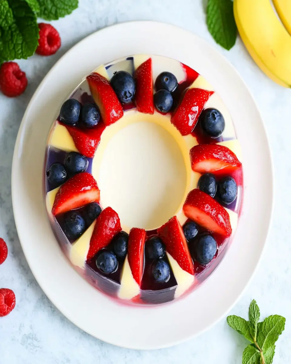Low Carb Berry and Vanilla Jello Ring: Irresistibly Refreshing!