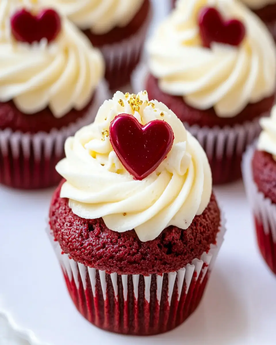 Keto Red Velvet Heart Cupcakes: Irresistibly Creamy Delight