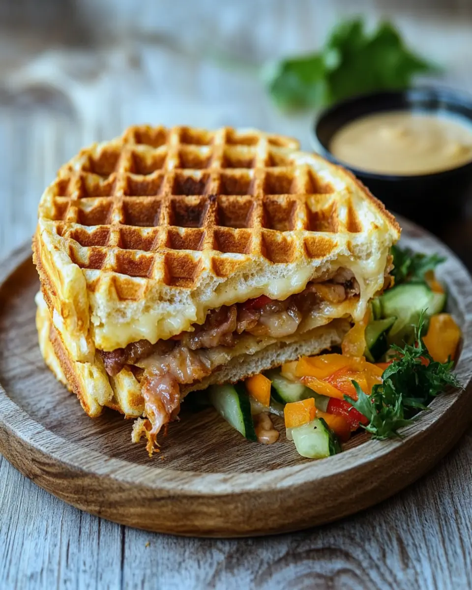 Waffle Sandwich on Carbonaut Bread: The Best Indulgent Twist