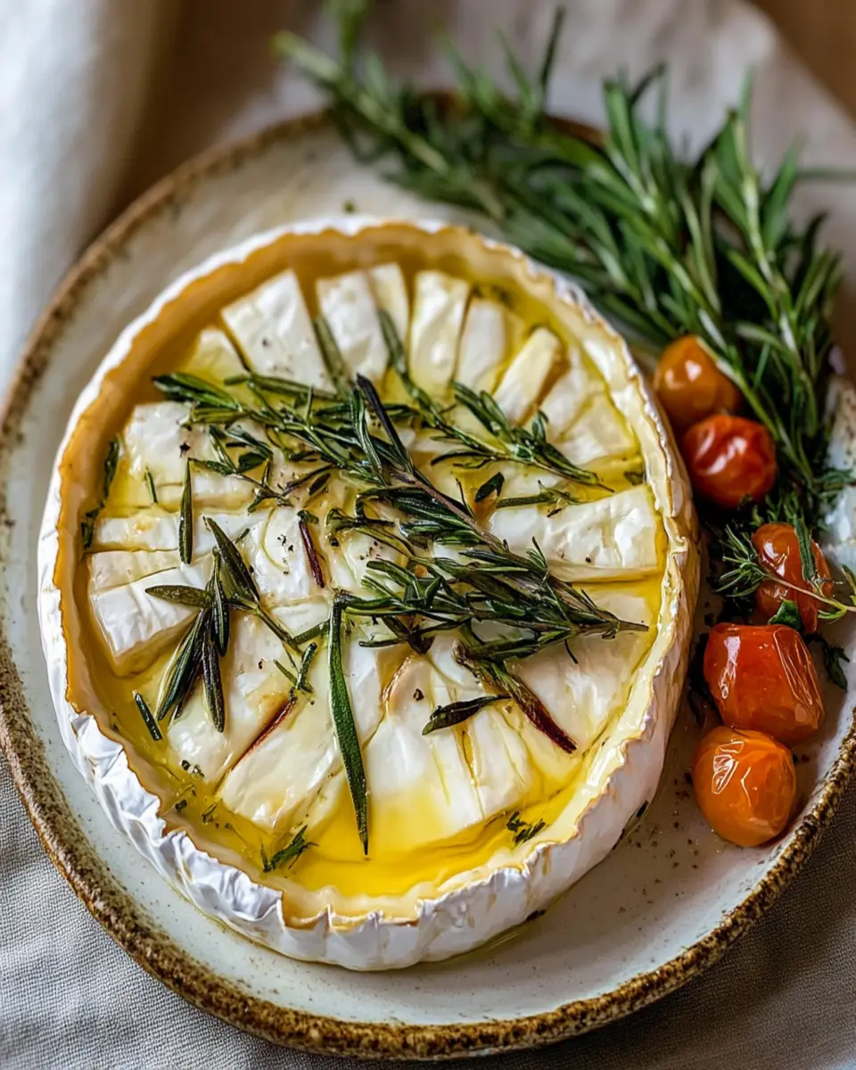 Baked Camembert Recipe: Indulgent Garlic & Herb Delight