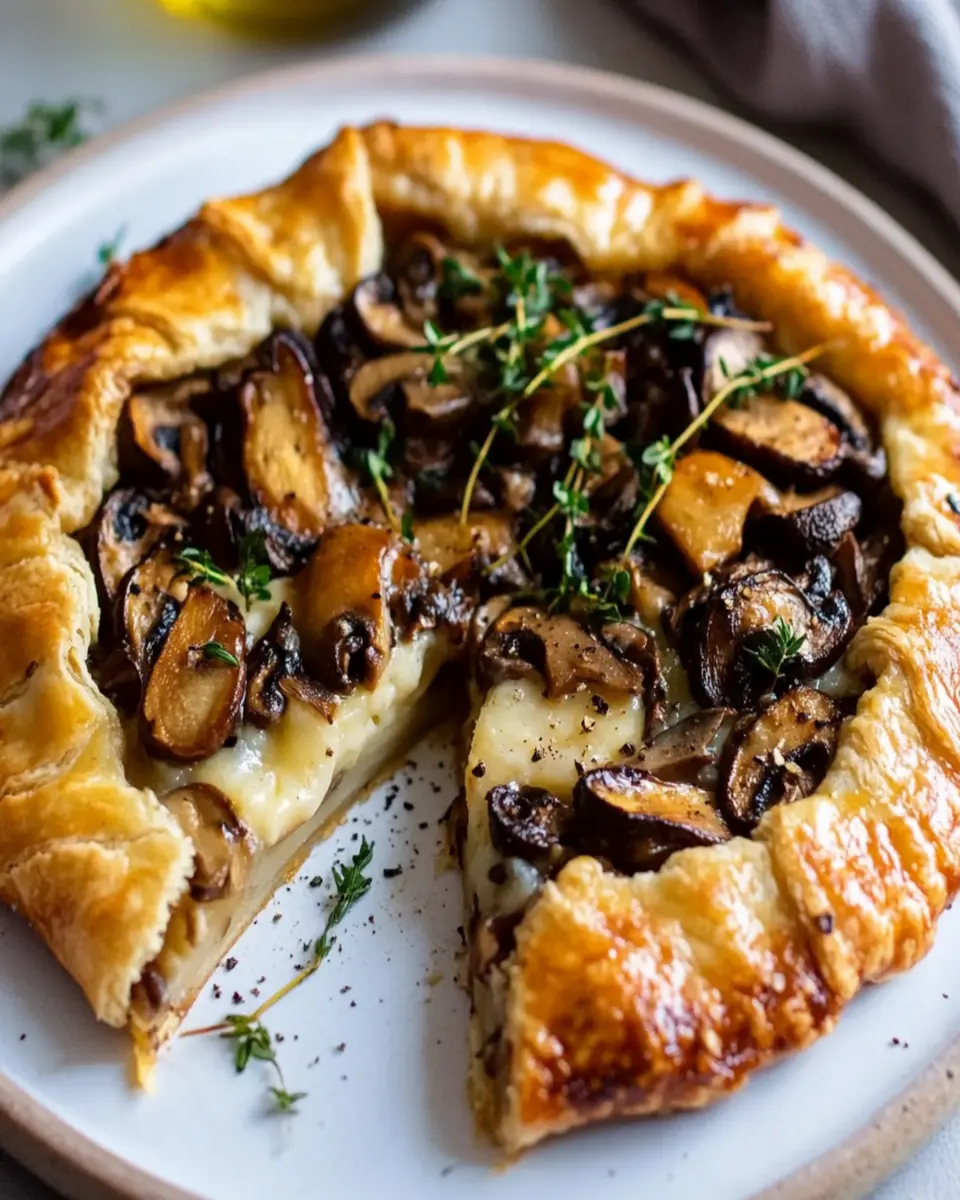 Wild Mushroom & Gruyère Crustless Galette: Easy Comfort Food Delight