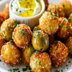 Keto Fried Olives with Garlic Aioli First Image First Image