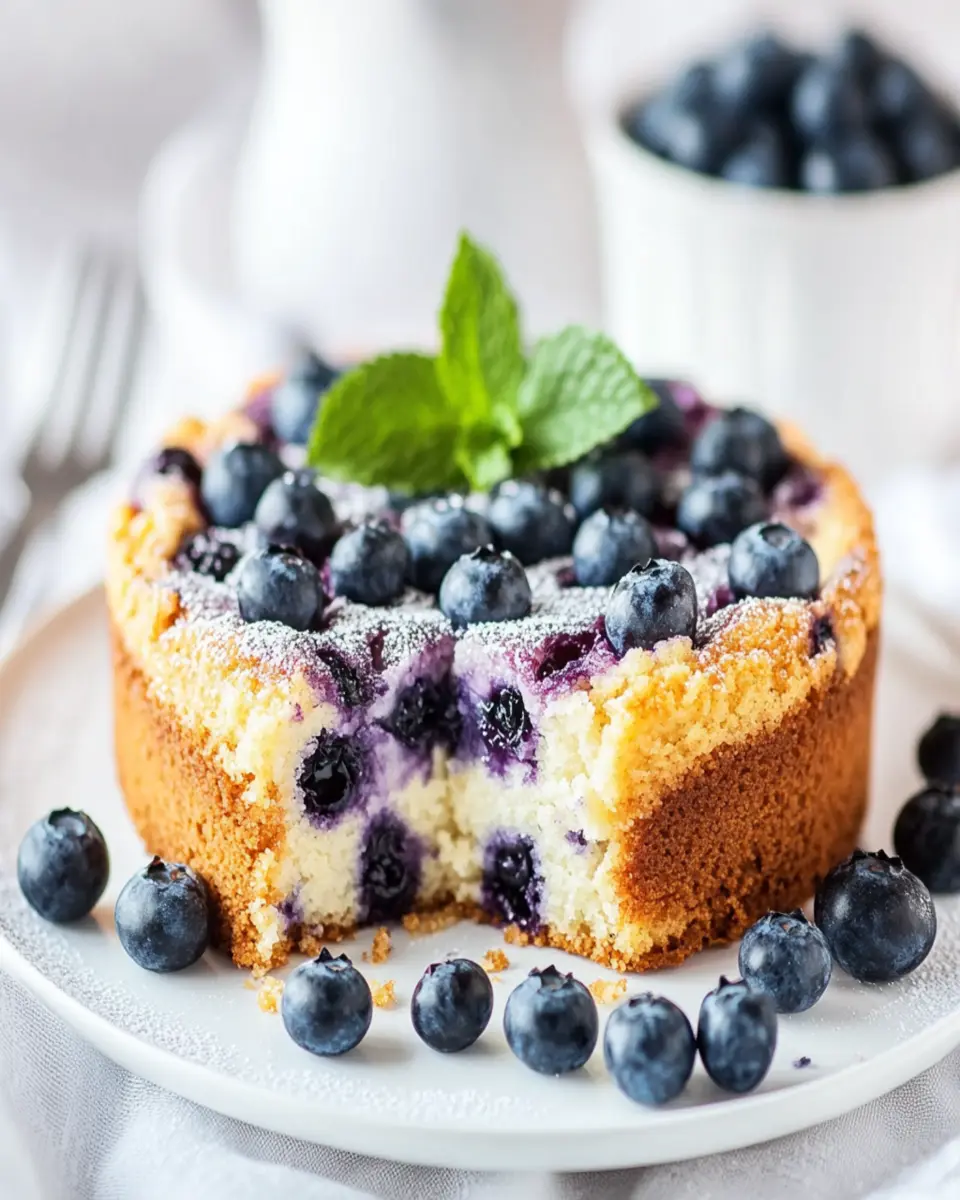Keto Blueberry Cream Cheese Coffee Cake: Irresistibly Easy Delight
