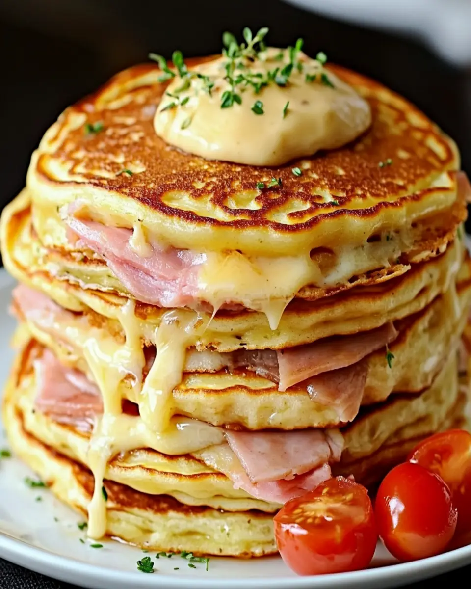 Savory Pancakes with Ham and Cheese: Your New Weekend Favorite