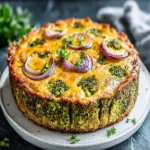 Keto Broccoli Cheddar Cake First Image First Image