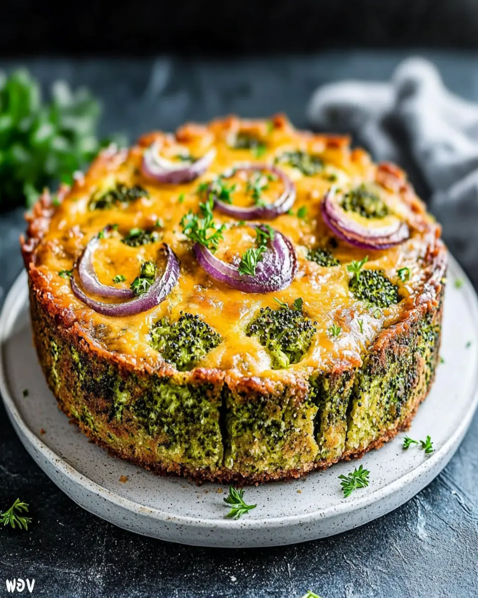 Keto Broccoli Cheddar Cake: Indulgent & Guilt-Free Delight