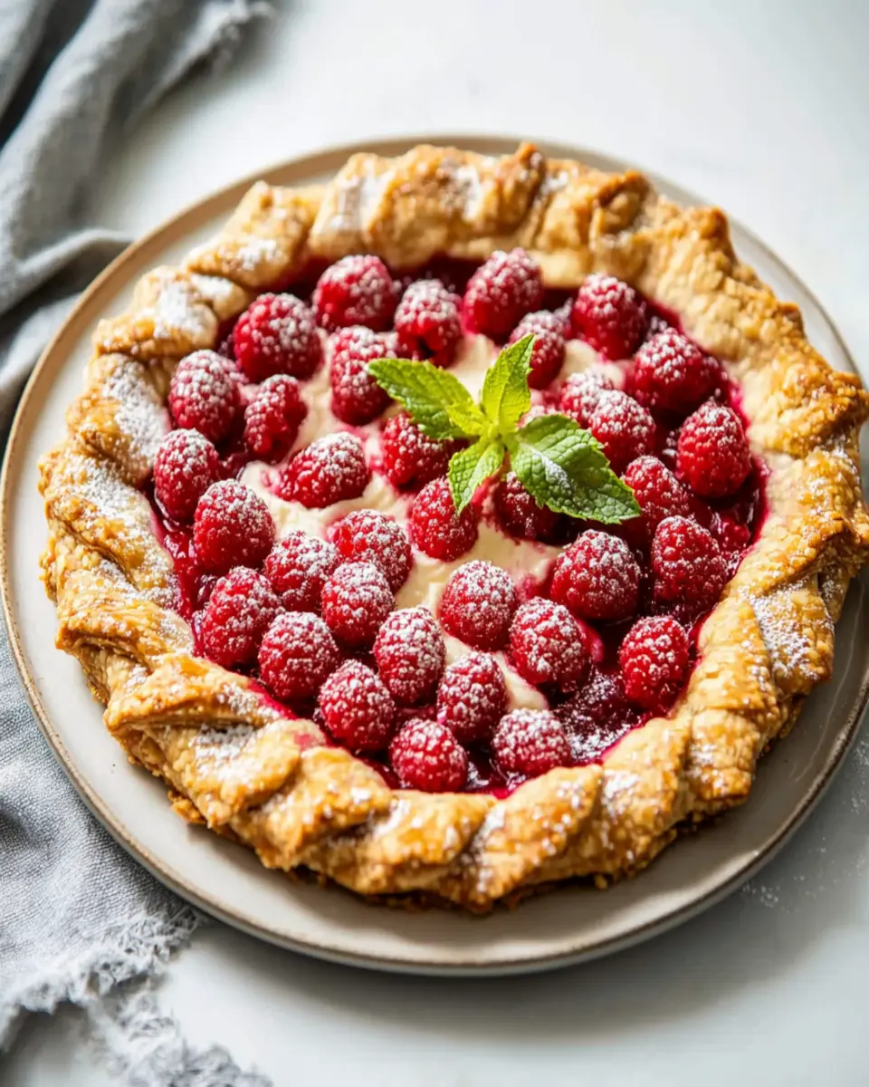 Grain-Free Almond Flour Raspberry Galette You’ll Love to Bake