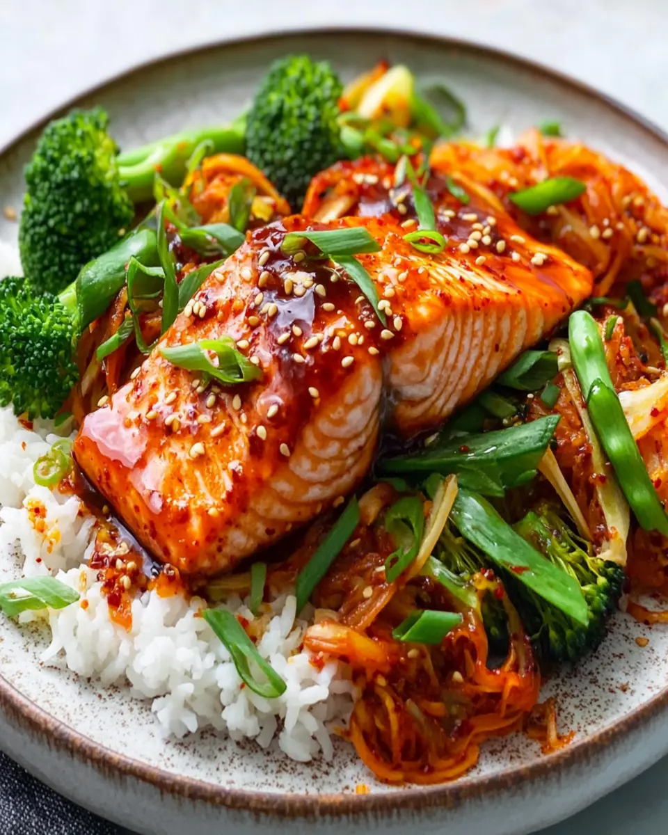 Korean Gochujang Butter Salmon That’s Irresistibly Delicious