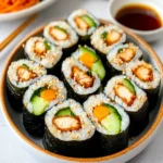 Korean BBQ Chicken Cauliflower Rice Kimbap First Image First Image